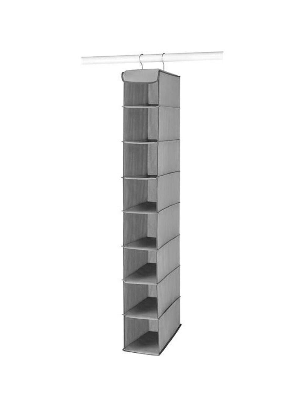 Hanging Closet Shoe Organizer 8 Shelf Storage Rack for Shoes Clothes Towels